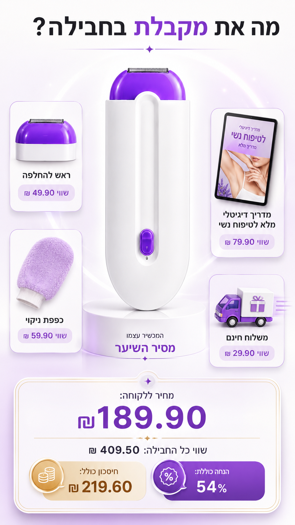 המסיר שיער של DUNVIL